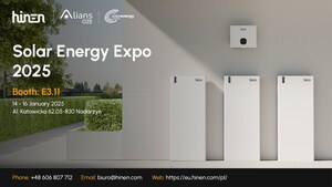 Hinen zaprezentuje zaawansowane rozwiązania w zakresie magazynowania energii podczas targów Solar Energy Expo 2025