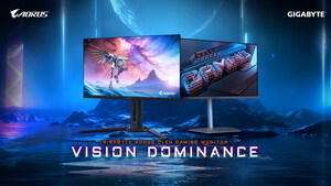 GIGABYTE revela dois monitores QD-OLED inovadores na CES 2025: estabelecendo novos padrões em velocidade e nitidez
