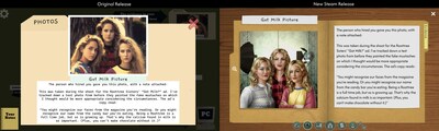 The Roottrees Are Dead evidence screenshot (old vs. new)