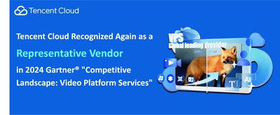 Tencent Cloud is once again recognized as a Representative Vendor in the Gartner® “Competitive Landscape: Video Platform Services” report.