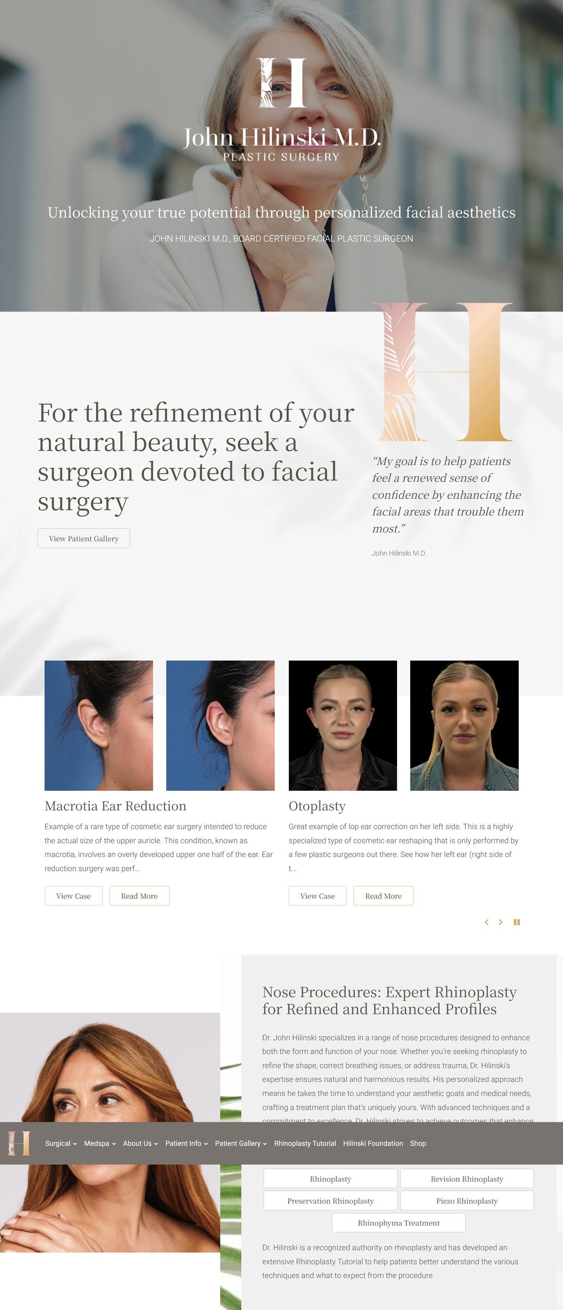 Renowned Rhinoplasty Surgeon, Dr. John Hilinski, Recognized as a 2025 Top Patient Rated San Diego Facial Plastic Surgeon by Find Local Doctors