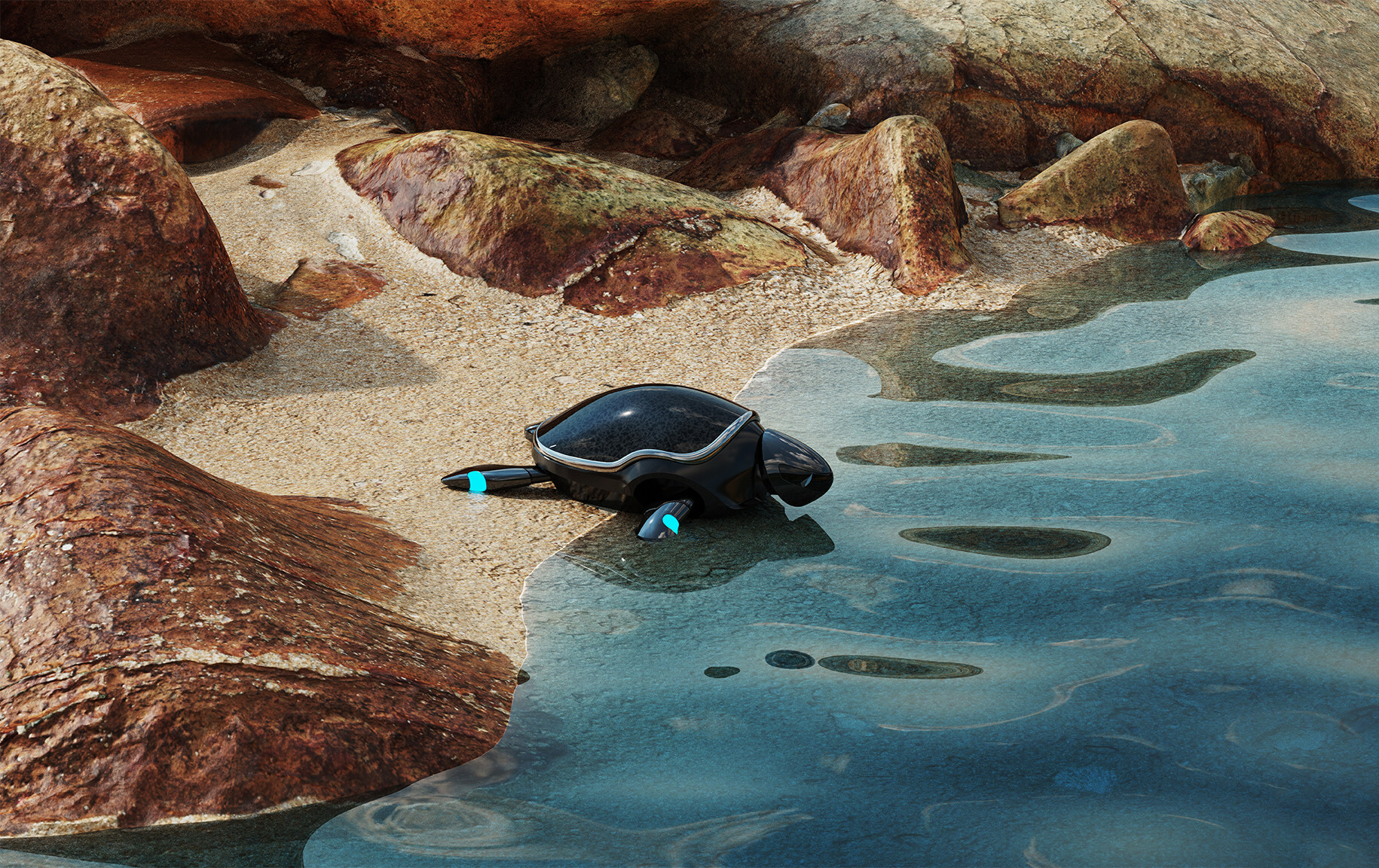 Beatbot présentera le RoboTurtle amphibie et la station Shore d'accueil et de charge autonome au CES 2025