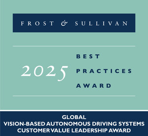 Frost &amp; Sullivan Grants Imagry's AI-Based Autonomous Driving Solution the 2025 Global Customer Value Leadership Award