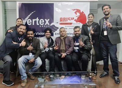 UK based Arish Global Services Collaborates with Vertex Global Services to contribute 27% of revenue increase to businesses in the region.