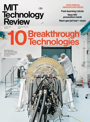 MIT Technology Review Releases the 2025 list of 10 Breakthrough Technologies