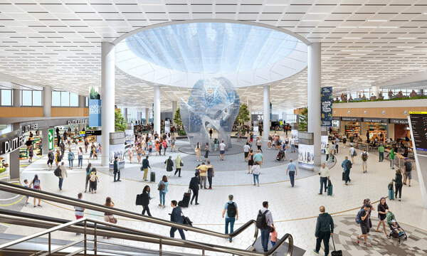 Rendering of the JFK Terminal 6 Grand Hall Rendering of the JFK Terminal 6 Grand Hall