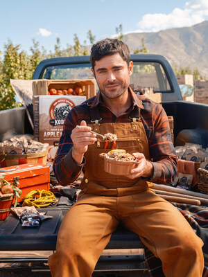 Kodiak and Chief Brand Officer, Zac Efron Launch New Apple Brown Sugar Pecan Oatmeal