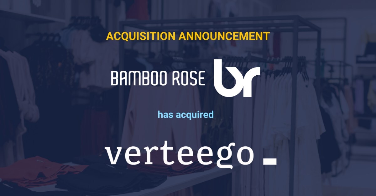 Bamboo Rose acquiert Verteego et lance la première plateforme d'intelligence décisionnelle alimentée par l'IA dans le secteur de la vente au détail