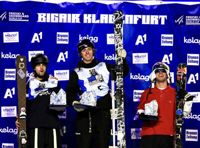 Monster Army Rider Luca Harrington Takes 1st Place in the Men’s Freeski Big Air Competition at the Klagenfurt FIS World Cup Event in Austria