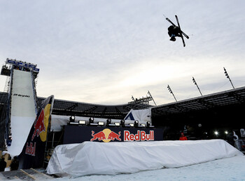 Monster Army Rider Luca Harrington Takes 1st Place in the Men’s Freeski Big Air Competition at the Klagenfurt FIS World Cup Event in Austria