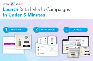 Jivox Launches IQ DaVinci+ With End-To-End Commerce Media Campaign Management: Combining Creative, Audience And Media Through Deep Integration With RMN Tech Stacks