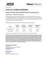 ATCO Ltd. Eligible Dividends