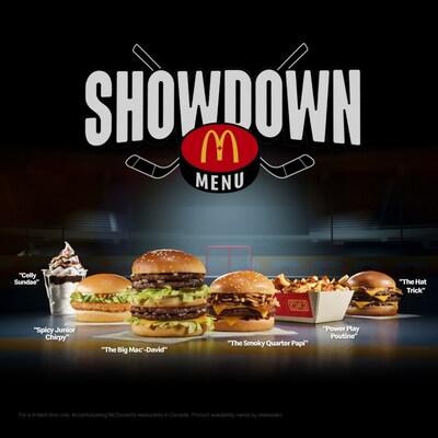 Matthews and McDavid showdown in a new arena: the McDonald’s menu, available now at participating restaurants across Canada for a limited time. (CNW Group/McDonald's Canada)