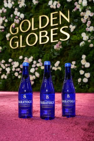 SARATOGA® SPRING WATER JOINS THE ICONS AT THE GOLDEN GLOBES®