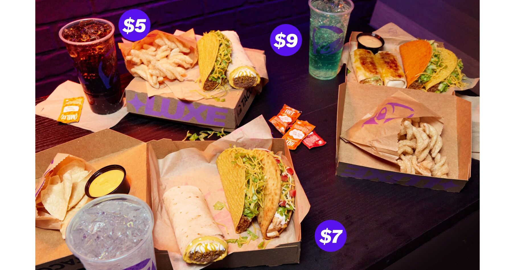 THE CHOICE IS YOURS: TACO BELL® ADDS MORE OPTIONS AND ABUNDANCE TO VALUE BY  INTRODUCING NEW $5, $7, $9 LUXE CRAVINGS BOXES