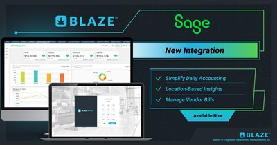 The BLAZE to Sage Integration enables enterprise cannabis retailers to view financial performance across multiple locations in a centralized dashboard.