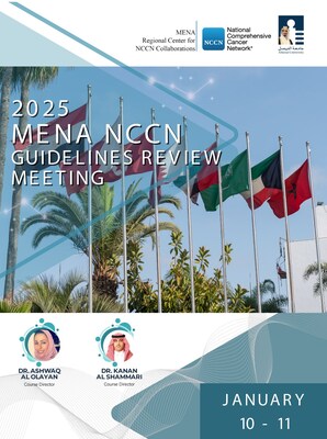 NCCN Guidelines: MENA Editions are available for free at NCCN.org/global or via the Virtual Library of NCCN Guidelines® App.