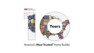 Taylor Morrison Named America's Most Trusted® Home Builder for Unprecedented Tenth Year