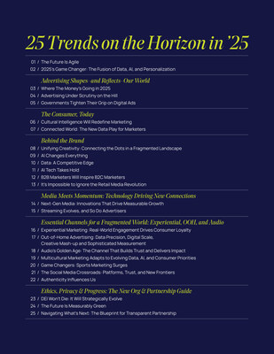 25 in 25 on the Horizon Trends