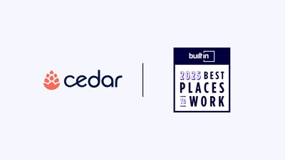 Built In Honors Cedar in Its Esteemed 2025 Best Places To Work Awards