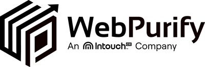 El logotipo actualizado de WebPurify, que representa su integración con IntouchCX, combina las fortalezas de ambas marcas en un diseño unificado. (CNW Group/IntouchCX)