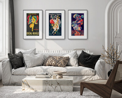 Lifestyle image InkPoster 31.5'' art wall