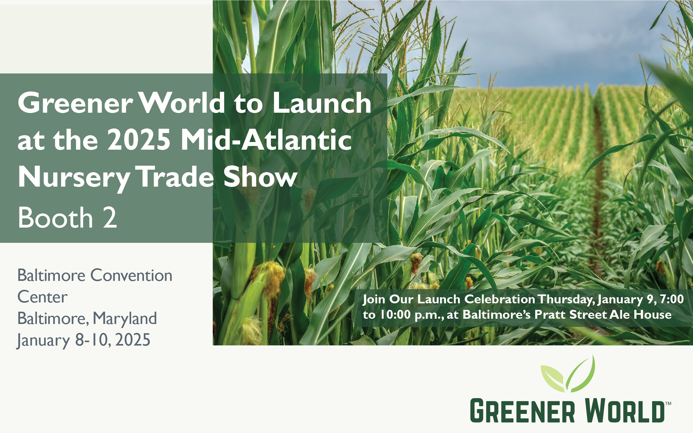 Greener World to Launch at the 2025 Mid-Atlantic Nursery Trade Show - MANTS