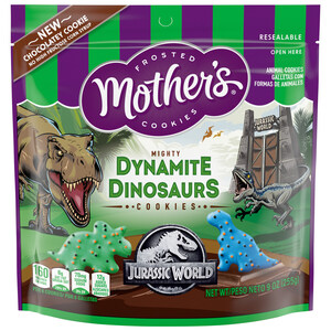 Mother's® Cookies Introduces First-Ever Chocolatey Flavor - Dynamite Dinosaurs - Inspired by 'Jurassic World'