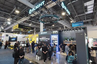 Olight lights up CES with innovation. (PRNewsfoto/Olight Group Co.,Ltd)