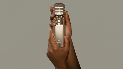 HISONG AirStudio One: The Ultimate Portable Audio Solution – A sleek, all-in-one device combining a professional microphone, IEMs, audio interface, and mixer for seamless sound creation.
