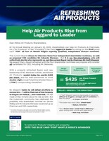 Mantle Ridge Issues Shareholder Letter Outlining the Path Forward for Air Products and Chemicals, Inc.