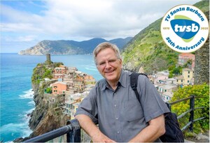 An Evening with Rick Steves, Travel Guru, Renowned Public Television and Radio Personality, at the Arlington Theatre in Santa Barbara, CA.