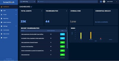 BreachLock Unified Platform Dashboard