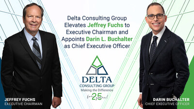 Delta Consulting Group Elevates Jeffrey Fuchs to Executive Chairman and Appoints Darin L. Buchalter as Chief Executive Officer