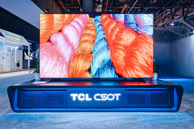 TCL CSOT Showcases APEX Technology Brand and IJP OLED Solutions at CES 2025 (PRNewsfoto/TCL China Star Optoelectronics Technology)