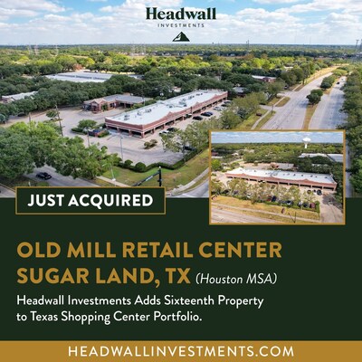 Old Mill Retail Center, Sugar Land, TX (Houston MSA)