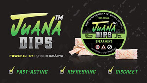 Green Meadows Teams Up with Colorado-based JuanaDips to Launch Award-Winning THC Pouches in Massachusetts