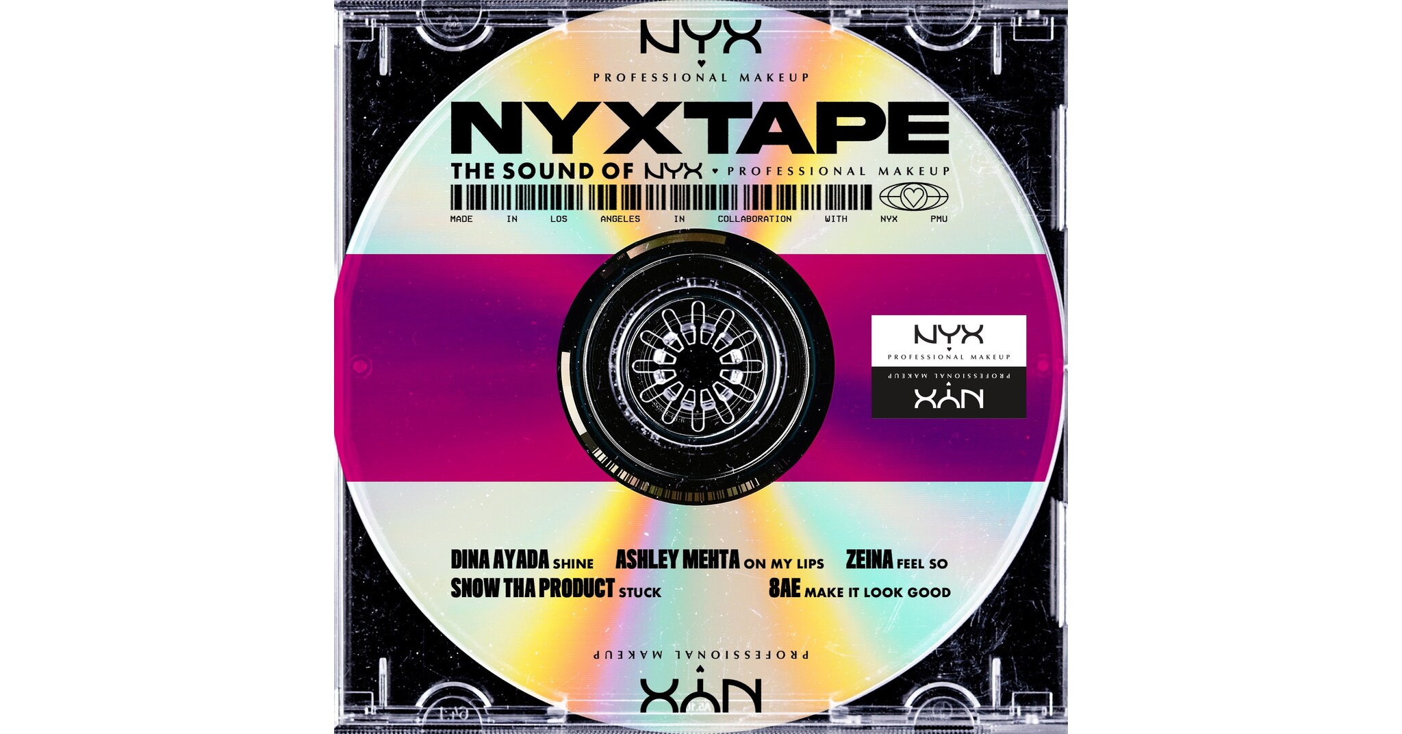 NYX Professional Makeup NYXTAPE official collaboration image
