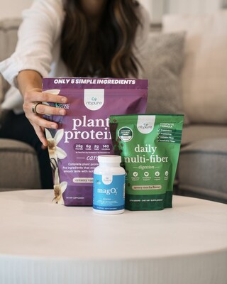 NBPure's Proprietary, Science-Backed 3-Step Gut Health Journey™ helps to optimize the gut for digestive health, wellness, healthy weight maintenance, energy, and more. MagO7, a gentle but effective gut cleanse, is Step 1. Daily Multi-Fiber, a soluble & insoluble fiber with pre- and probiotics, is Step 2. Plant Protein+, formulated with 25 grams of plant protein plus chia and flaxseeds, supports optimal macronutrient levels and is Step 3.