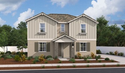 The Naples is one of four inspired Richmond American floor plans available at Iris at The Arboretum in Fontana, California.