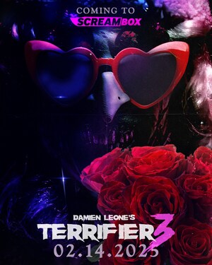 BLOODY VALENTINE: TERRIFIER 3 PREMIERES FEB. 14 ON CINEVERSE'S SCREAMBOX