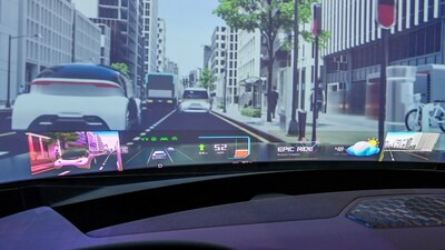 Hyundai Mobis presentó el Head-Up Display holográfico en CES2025