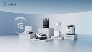 ECOVACS Robotic Vacuum Cleaner DEEBOT X8 with OZMO ROLLER Technology: A Leap Forward in Robotics at CES 2025