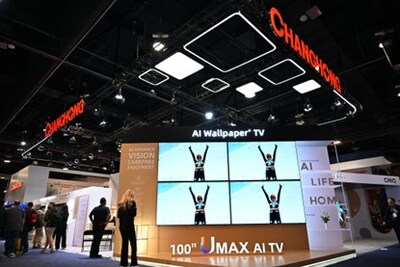 Changhong Spotlights AI Innovations at CES 2025, Asserting Global Leadership in Intelligent Technologies (PRNewsfoto/Changhong) Changhong Spotlights AI Innovations at CES 2025, Asserting Global Leadership in Intelligent Technologies (PRNewsfoto/Changhong)