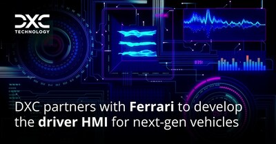 DXC partners with Ferrari to develop the driver HMI for next-gen vehicles