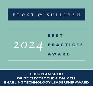 Elcogen Applauded by Frost & Sullivan for Enabling High-efficiency, Emission-free Power and Green Hydrogen Production with Its Versatile Solid Oxide Fuel Cell and Stack Technologies