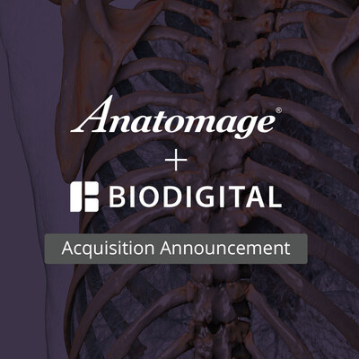 Anatomage acquires cloud-based software company BioDigital.