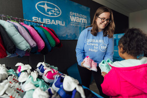 SUBARU AND OPERATION WARM® PROVIDE COATS, SHOES, AND SOCKS TO CHILDREN EXPERIENCING HOMELESSNESS AND URGENT NEED