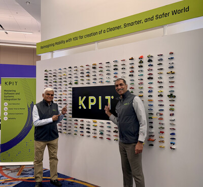 Mr. Kishor Patil, CEO, KPIT Technologies, & Mr. Anup Sable, CTO, KPIT Technologies, at the KPIT CES 2025 Technology Showcase