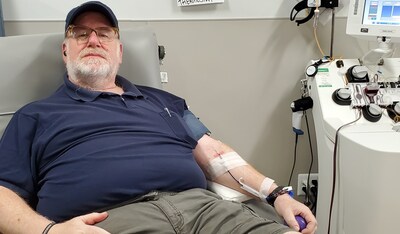 Vitalant donor Howard Berger credits the blood donation health check with helping save his life twice.